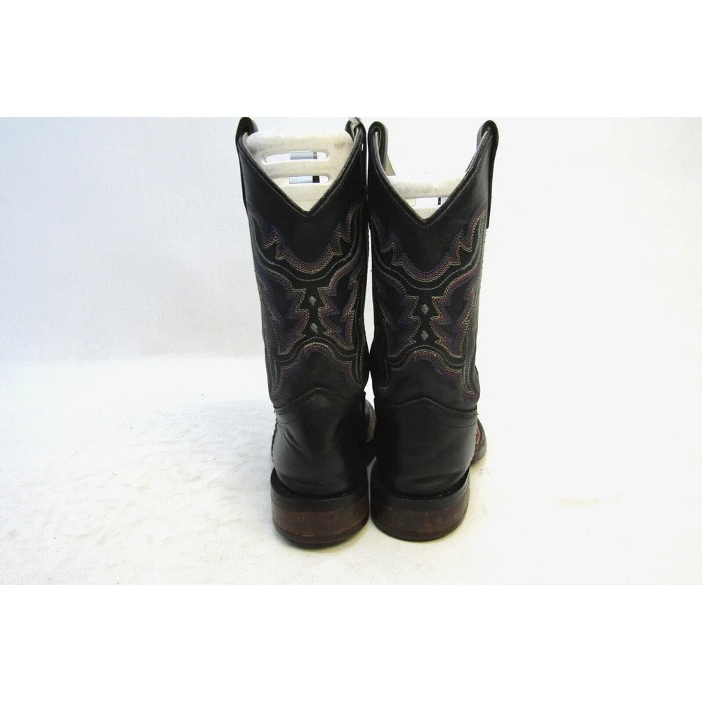 Shyanne Youth Size 11 D Black Square Toe Cowboy Western Boots